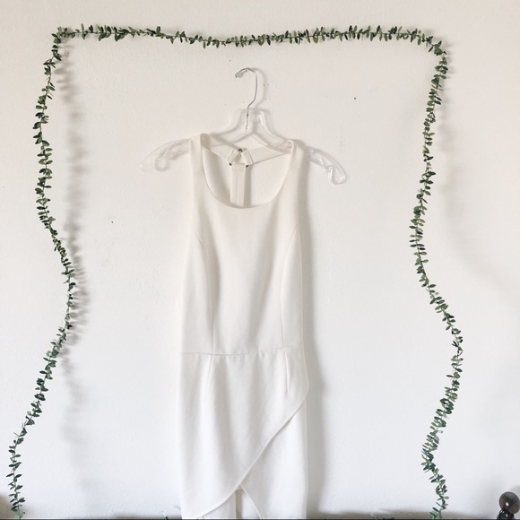 Finders Keepers On and On White Asymmetrical Dress - Picture 5 of 7